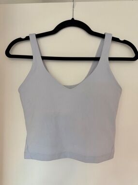 Lululemon Align Cropped Tank Top (Size 6, Serene Blue)